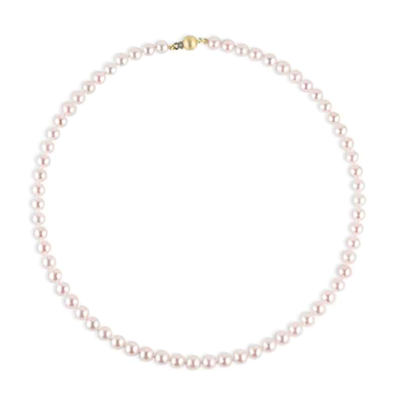 6.5-7mm AAA White Japanese Akoya Pearl Bracelet - Image 2